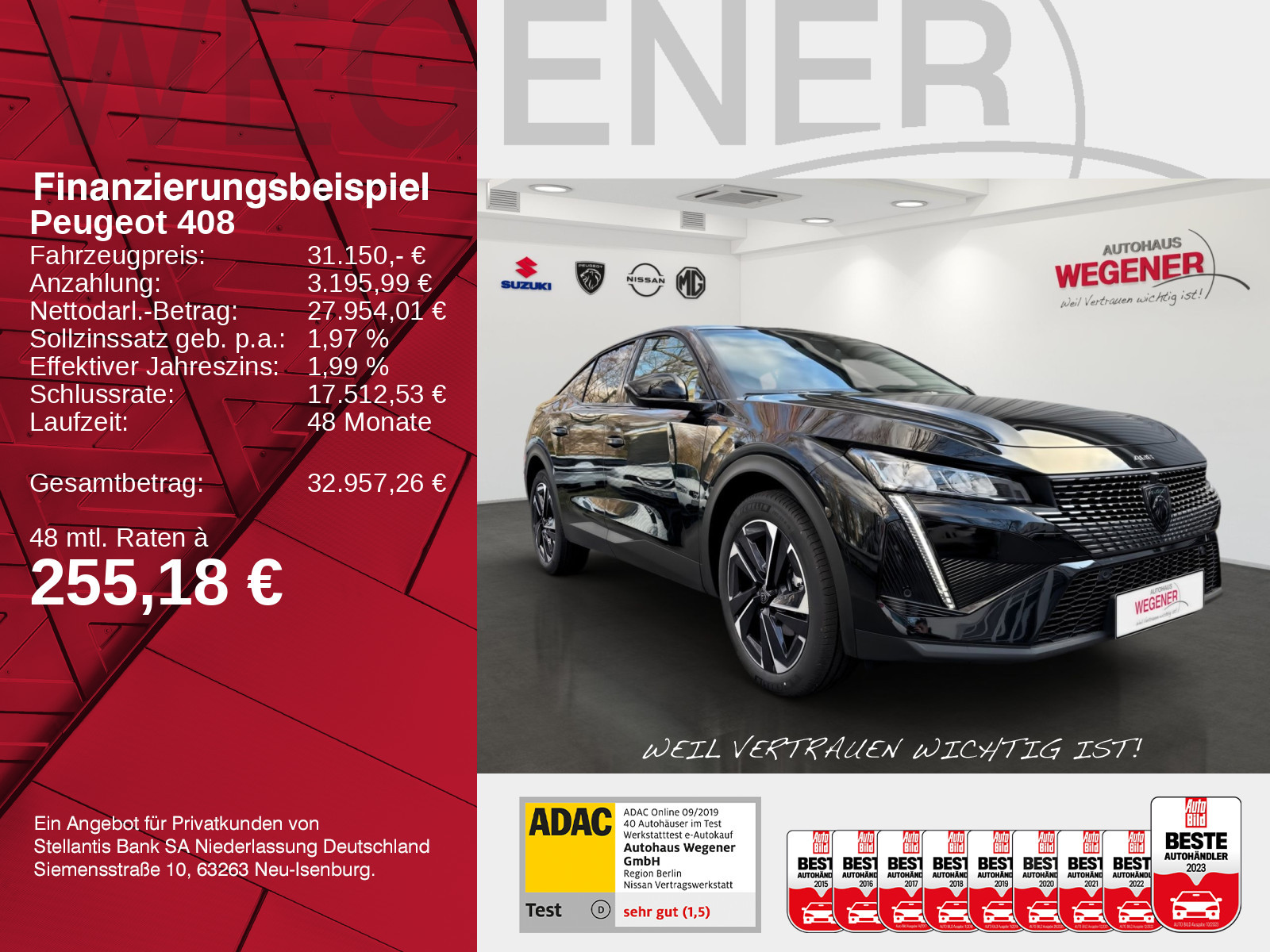 Peugeot 408 Allure HYBRID 145 e-DSC6 *Kamera*SHZ*