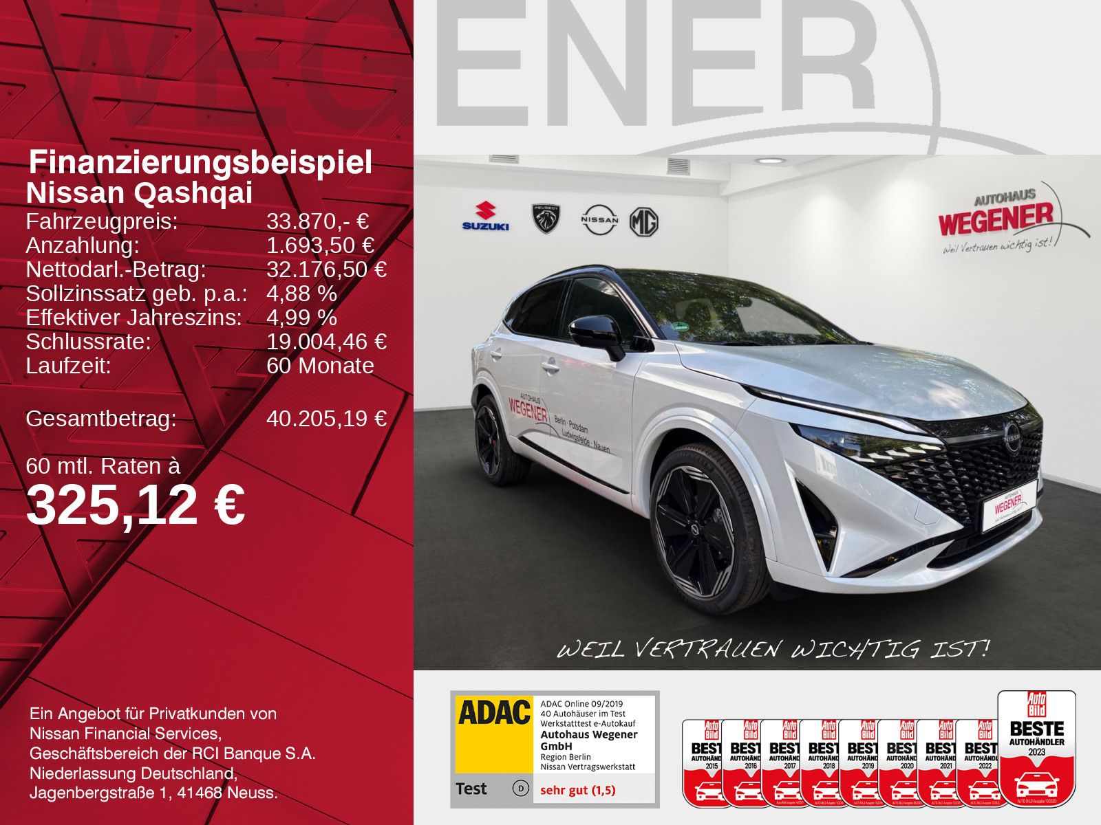 NISSAN QASHQAI N-DESIGN MHEV 158 PS Xtronic 4x2 Komfort