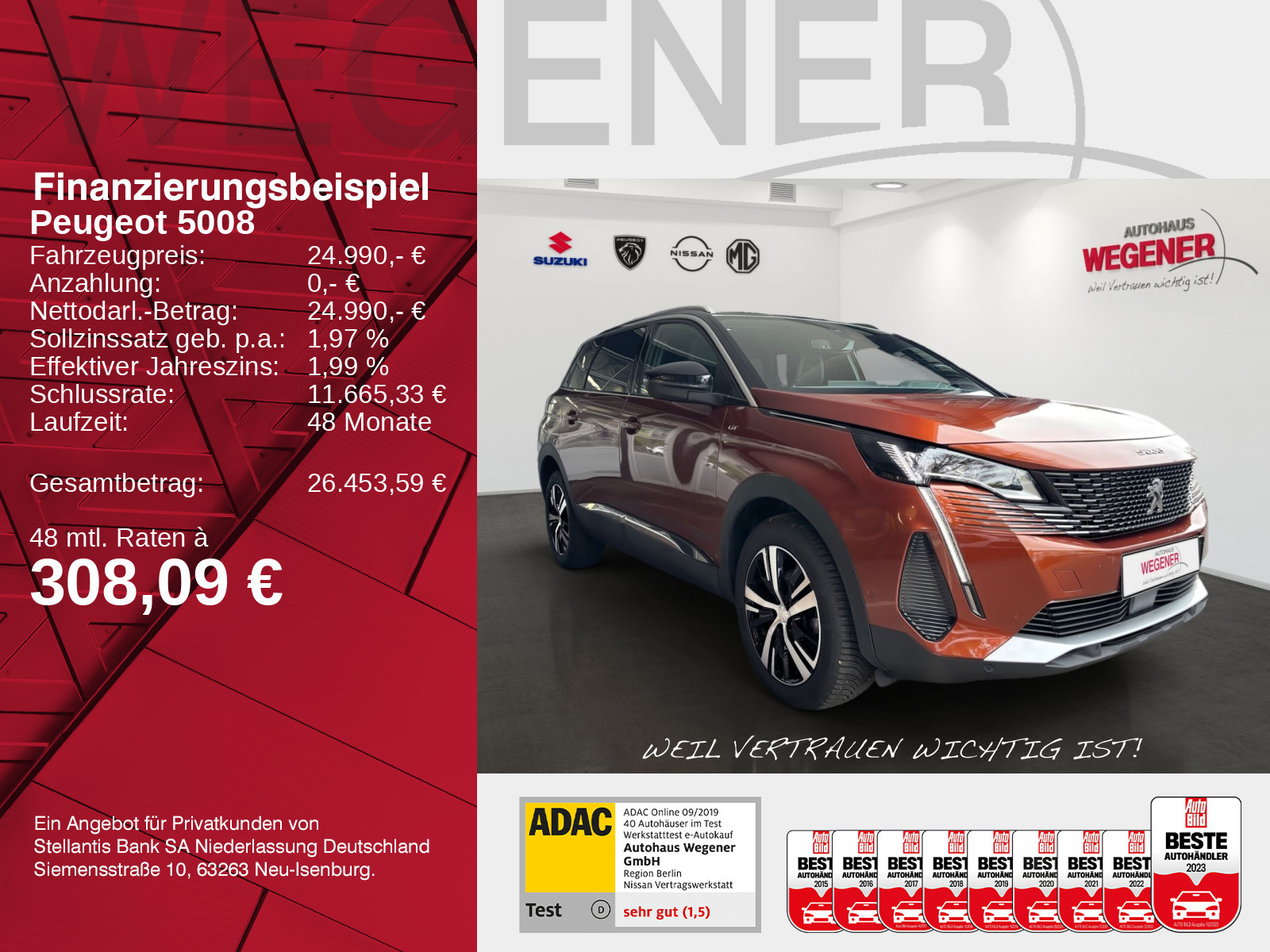 Peugeot 5008 GT PureTech 130 EAT8 *Kamera*SHZ*7 Sitzer*