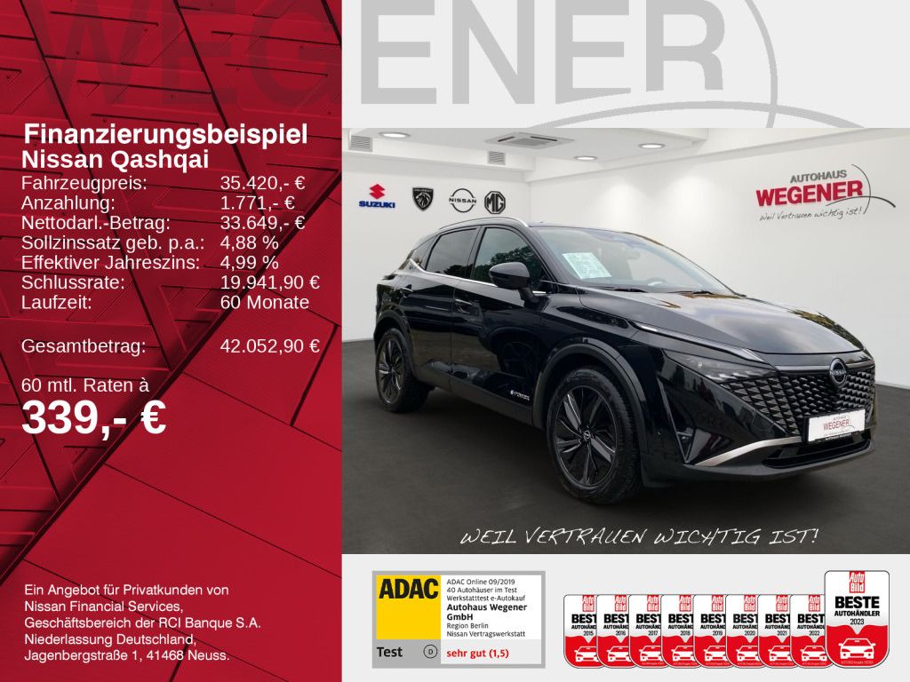 NISSAN QASHQAI TEKNA 1.5 VC-T e-POWER NAVI 360° WINTER