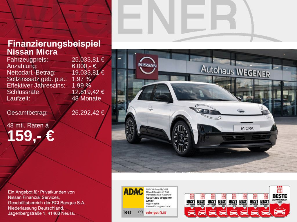 NISSAN MICRA ENGAGE 40kWh CarPlay Keyless PDC LED eCall