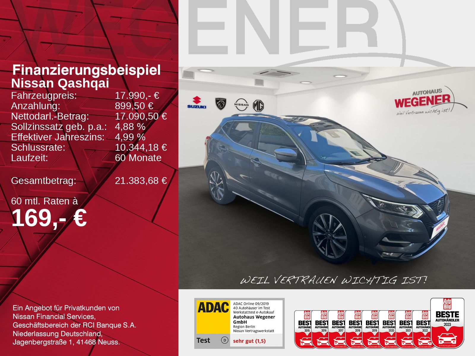 Nissan Qashqai 1.3 AT DIG-T Tekna 360°*PANO*NAVI*Bluet.
