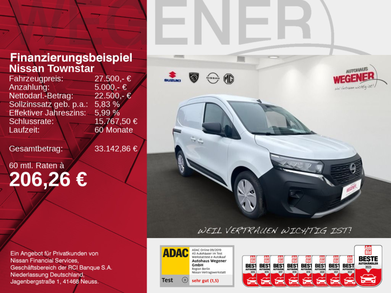 Nissan Townstar Kasten 1.3 L1 CarPlay*CAM*Keyless*PDC