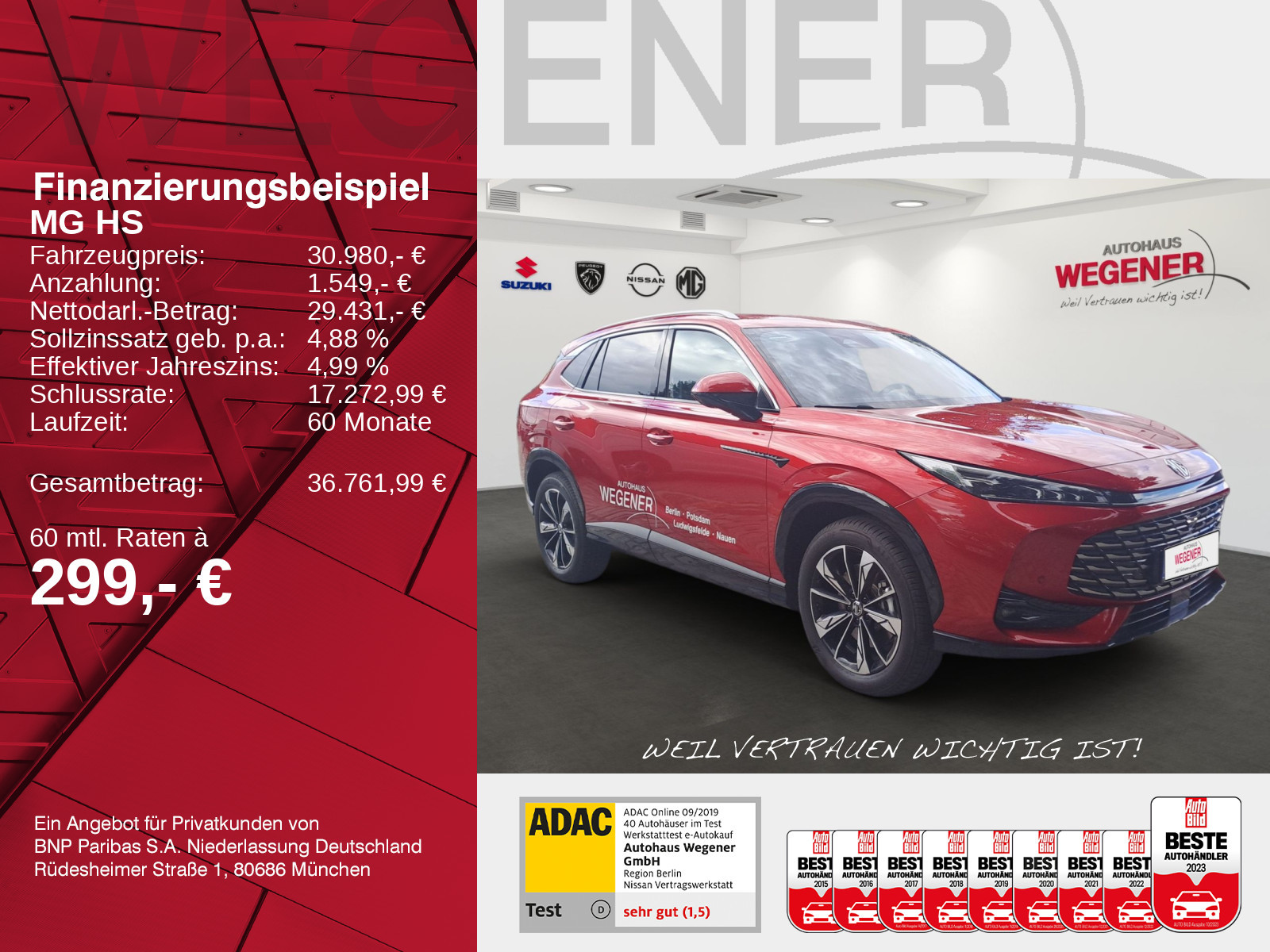 MG MG HS Hybrid+ Luxury MY25.5