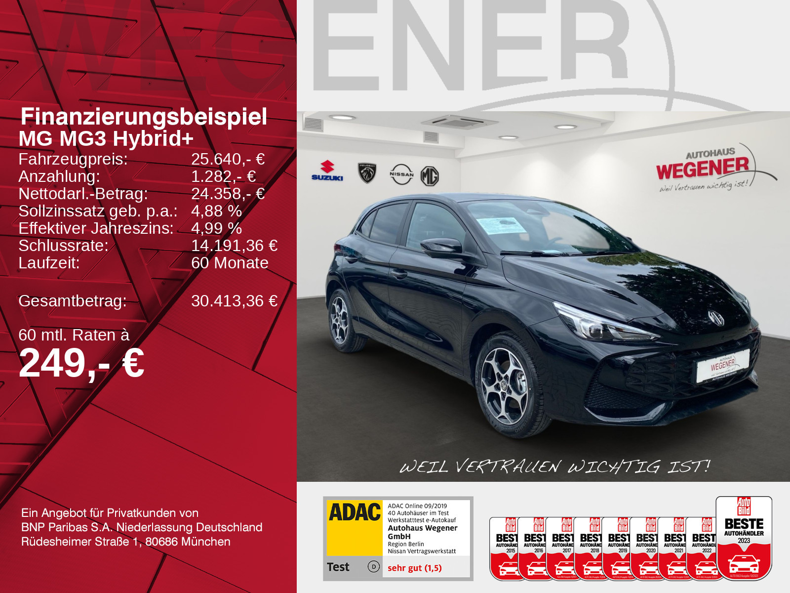 MG MG MG3 Hybrid+ Luxury MY25.5