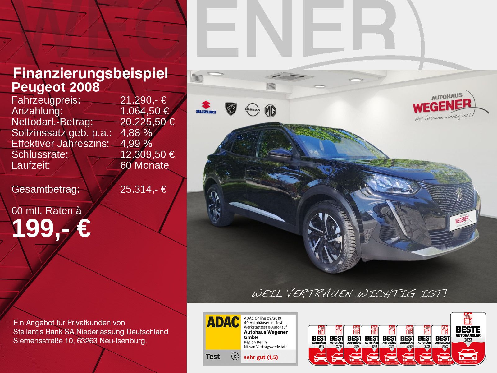 PEUGEOT 2008 1.2 Allure 130 EAT CAM*DAB+*LED