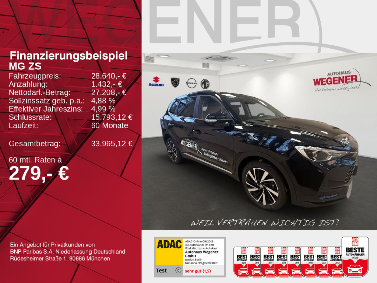 MG MG ZS Hybrid+ Luxury MY25.5