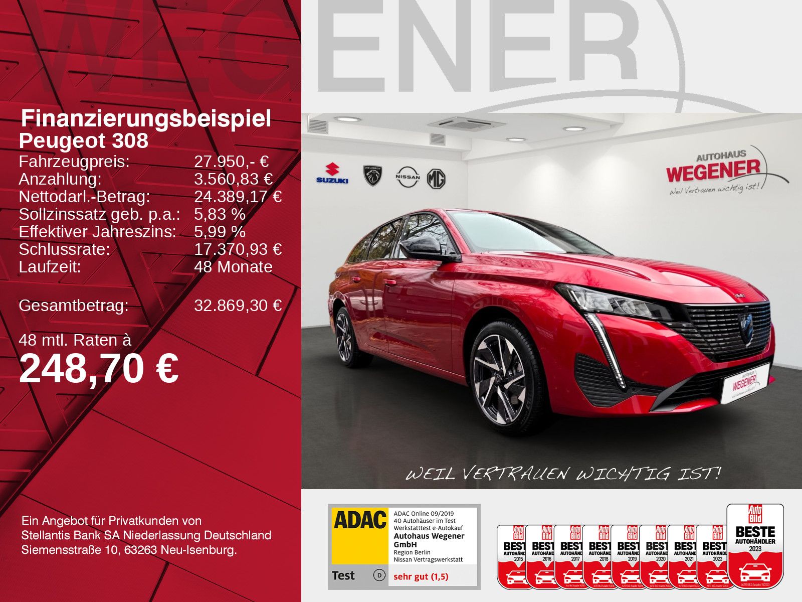 PEUGEOT 308 SW Allure PureTech 130 EAT8 *360°Kamera*SHZ*