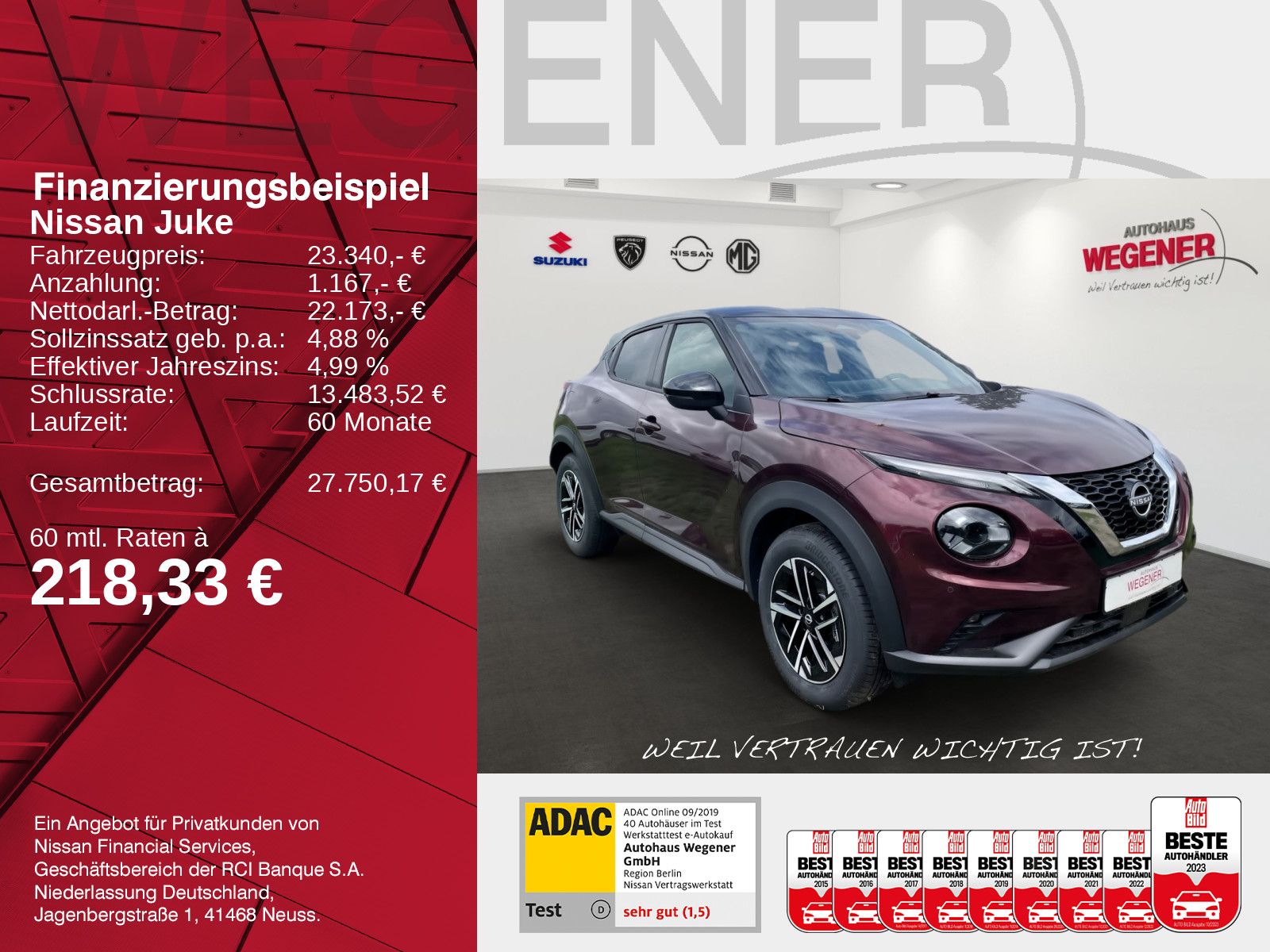 NISSAN JUKE N-CONNECTA 1.0 DIG-T 6MT SHZ LHZ PDC hi+vo