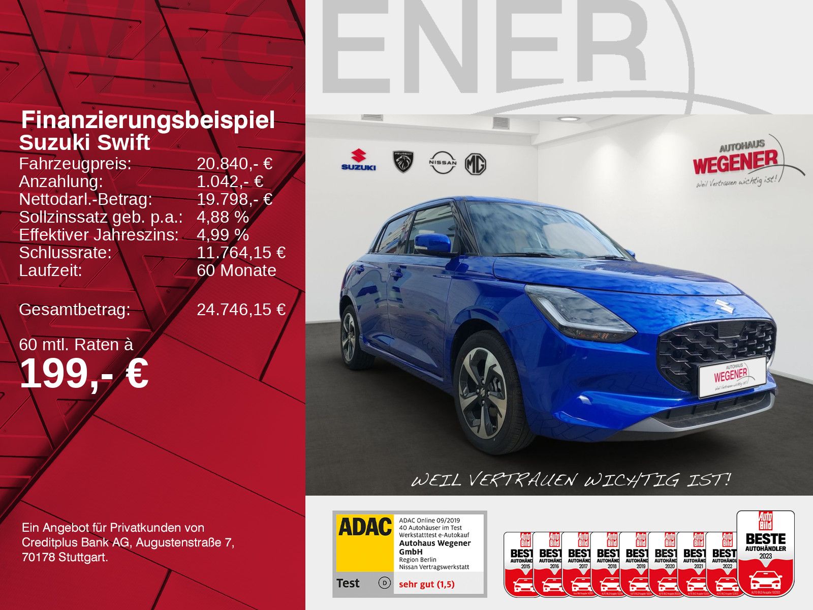 SUZUKI Swift Comfort+ CVT HYBRID NAVI CAM SHZ