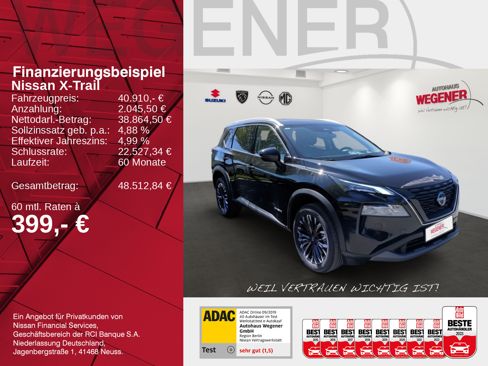 Nissan X-Trail N-Connecta 1.5 AT - LED 360CAM KLIMA AUTO CarPlay
