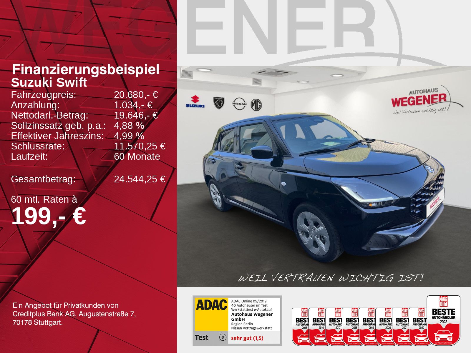 SUZUKI SWIFT COMFORT CVT HYBRID