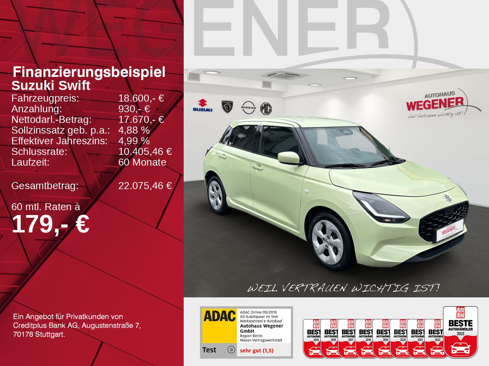 SUZUKI Swift Comfort Hybrid AT - SHZ CAM ACC CarPlay