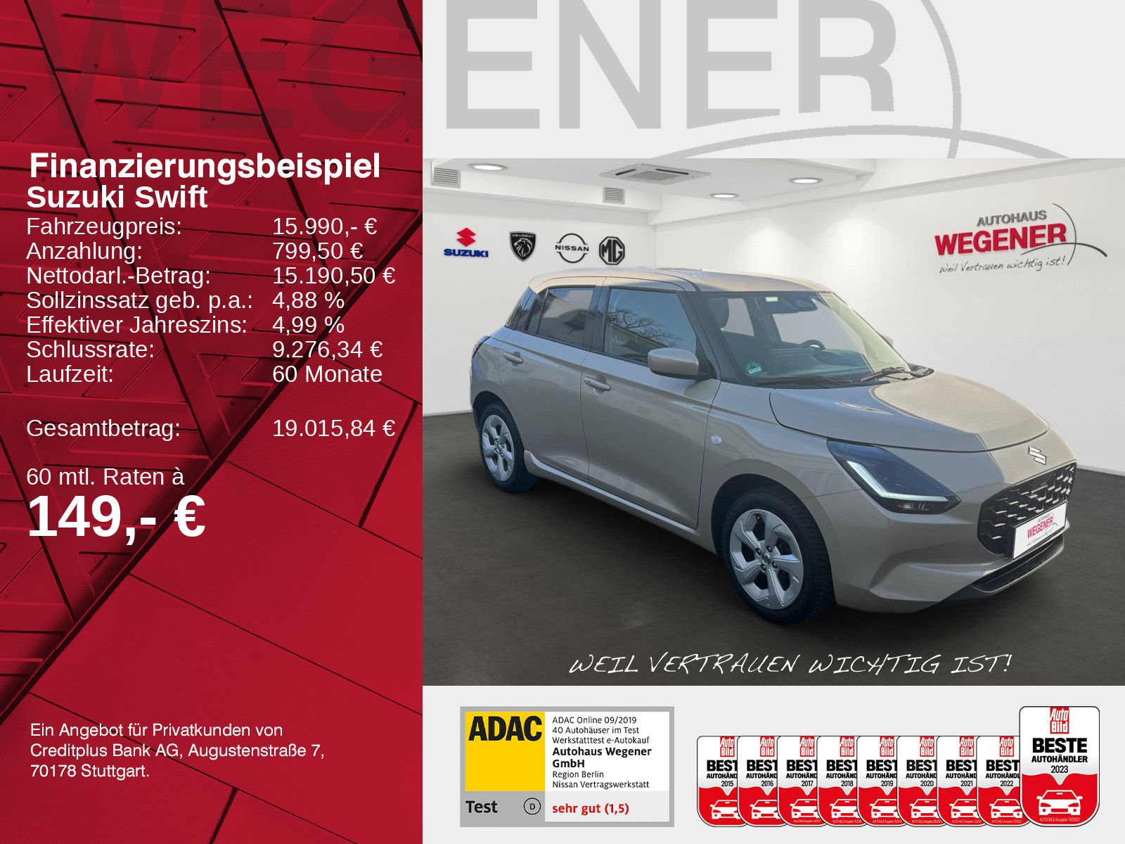 SUZUKI Swift Comfort Hybrid 1.2 MT - LED NAVI CAM SHZ