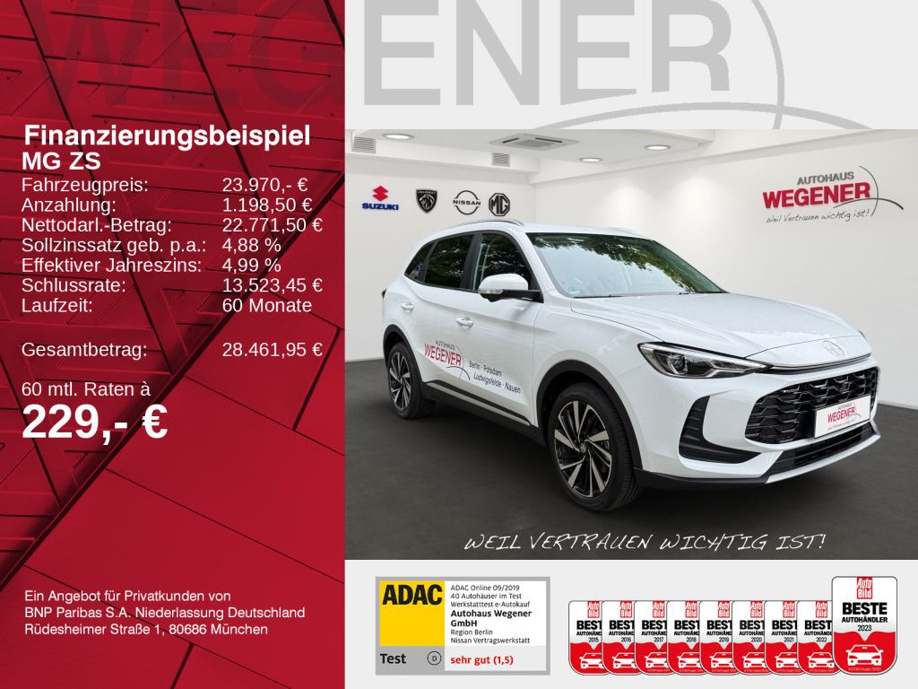 MG ZS Hybrid+ Luxury 1.5 LED|360|Leder|Sitzhzg|ACC