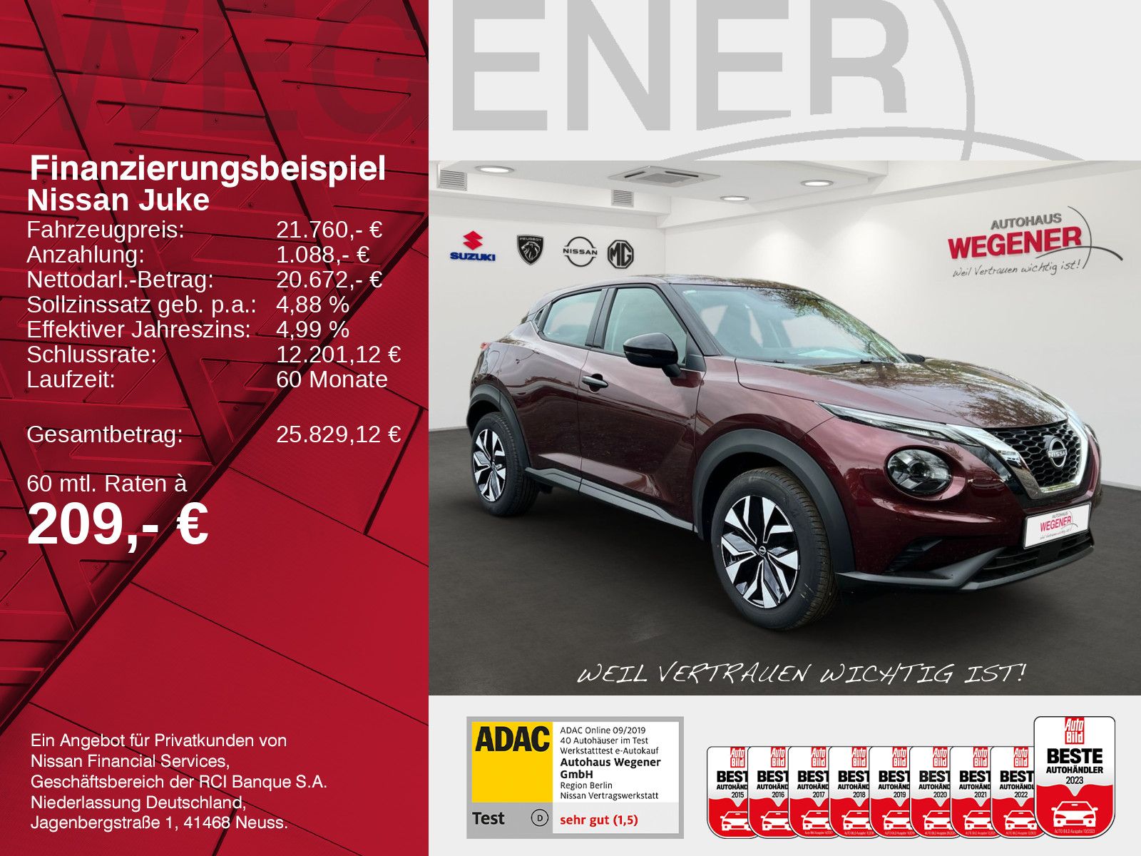 NISSAN JUKE ACENTA 1.0 DIG-T 114 PS  6MT NAVI KLIMA SHZ