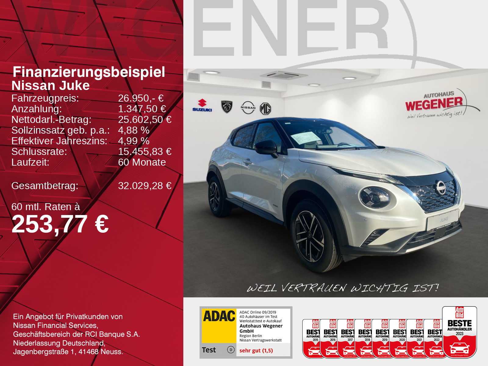 Nissan Juke N-Conn Hyb. AT SHZ LHZ 360°KAM FAS PDC AHK