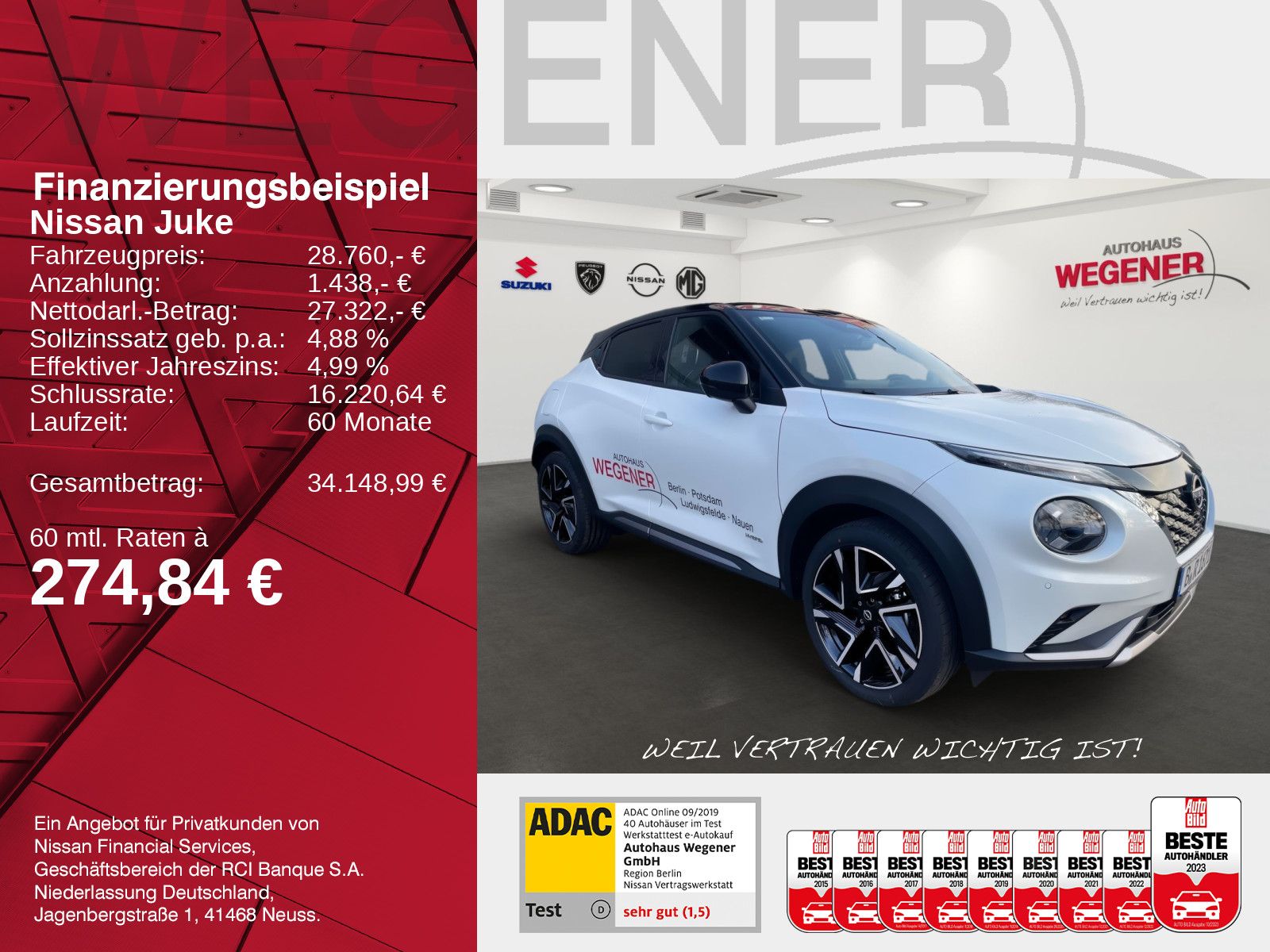 NISSAN JUKE N-DESIGN 6MT 19"LM SHZ 360°KAM Alcantara®