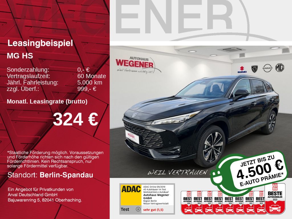 MG HS PHEV Luxury Standheizung|LED|360|CarPlay|ACC