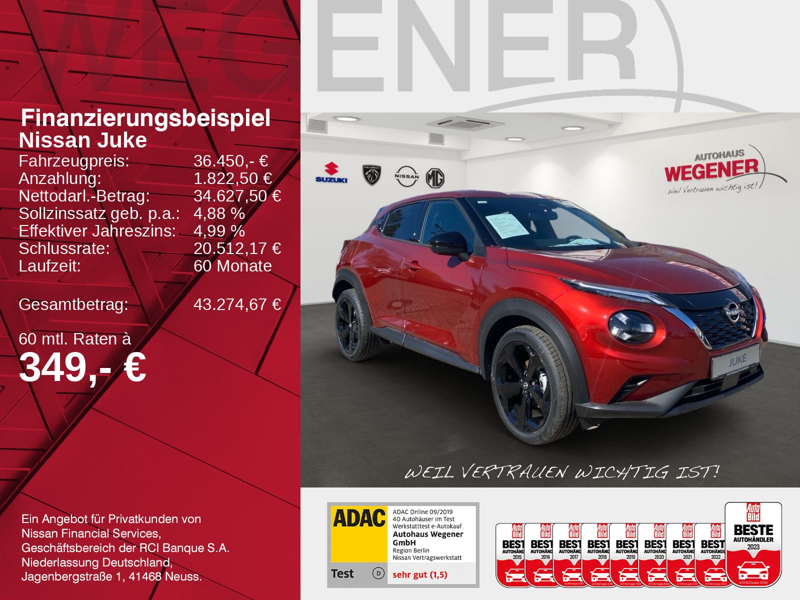 NISSAN JUKE 1.6 HYBRID 143 PS 4AMT
