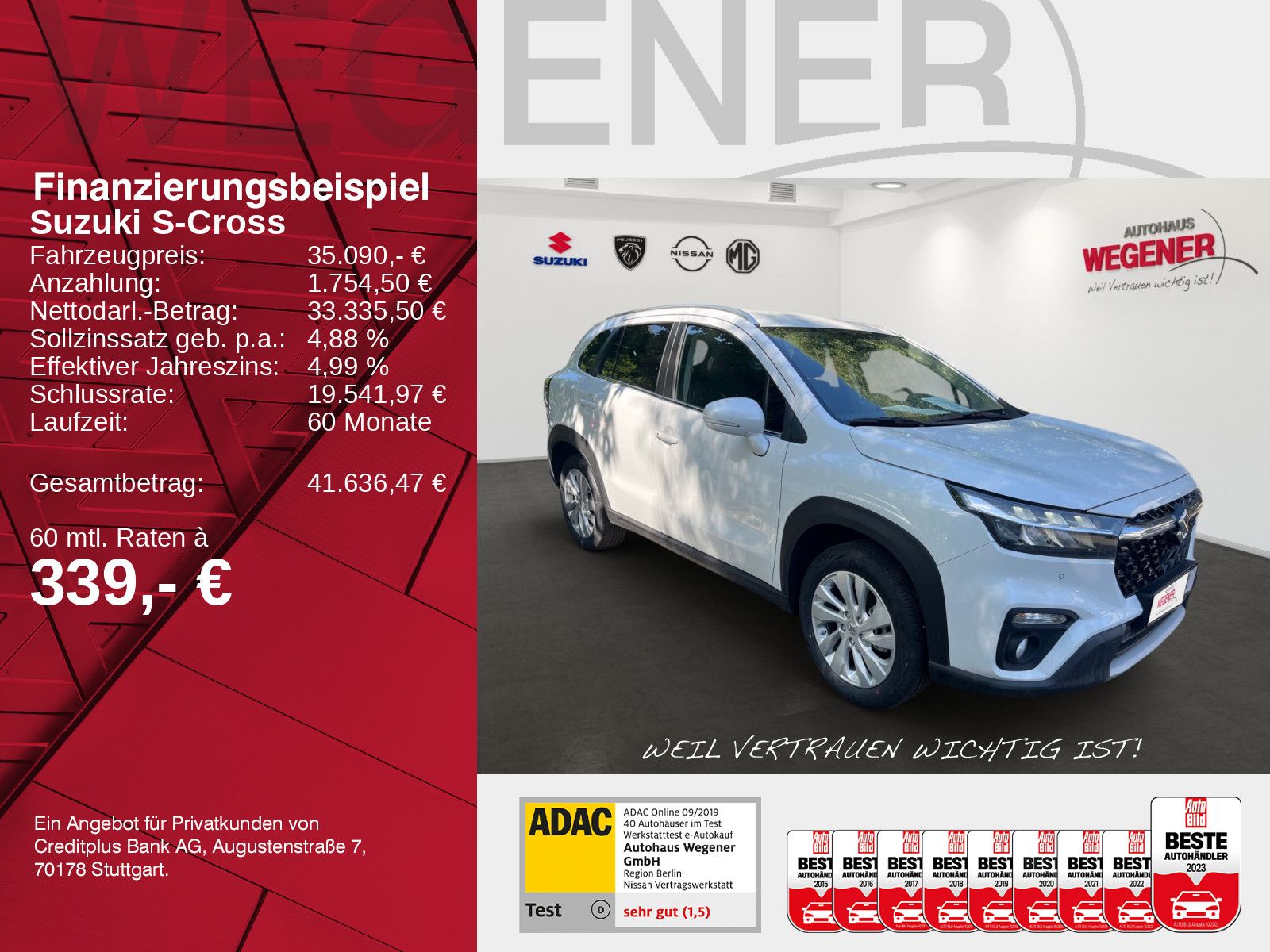 Suzuki S-CROSS 1.4 COMFORT 6AT