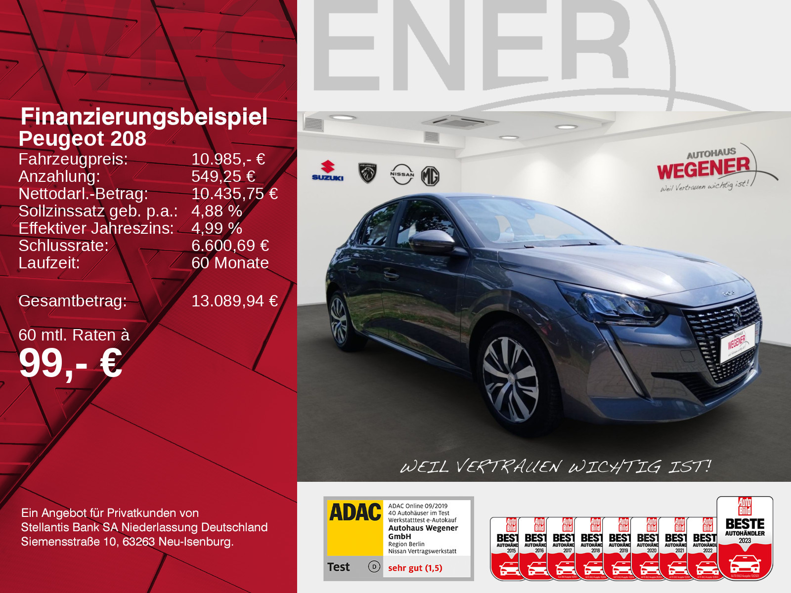 Peugeot 208 PureTech 75 1.2 Active Bluetooth*DAB+*LED