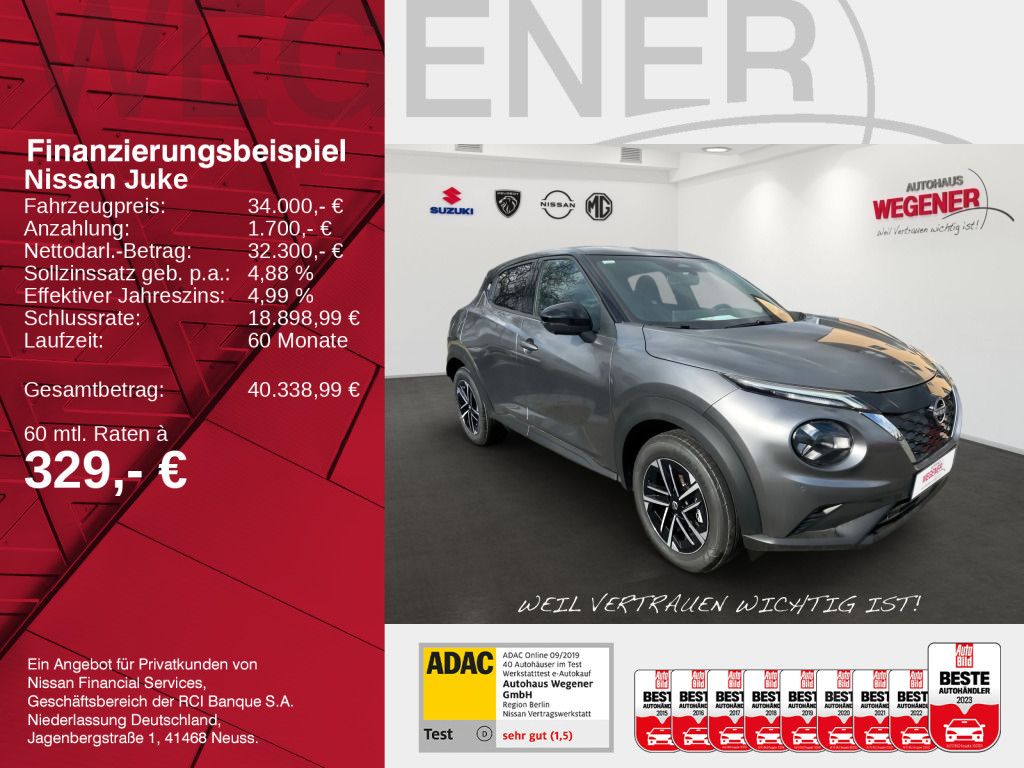 NISSAN Juke 1.6 Hybrid N-Connecta 143 PS AT CarPlay