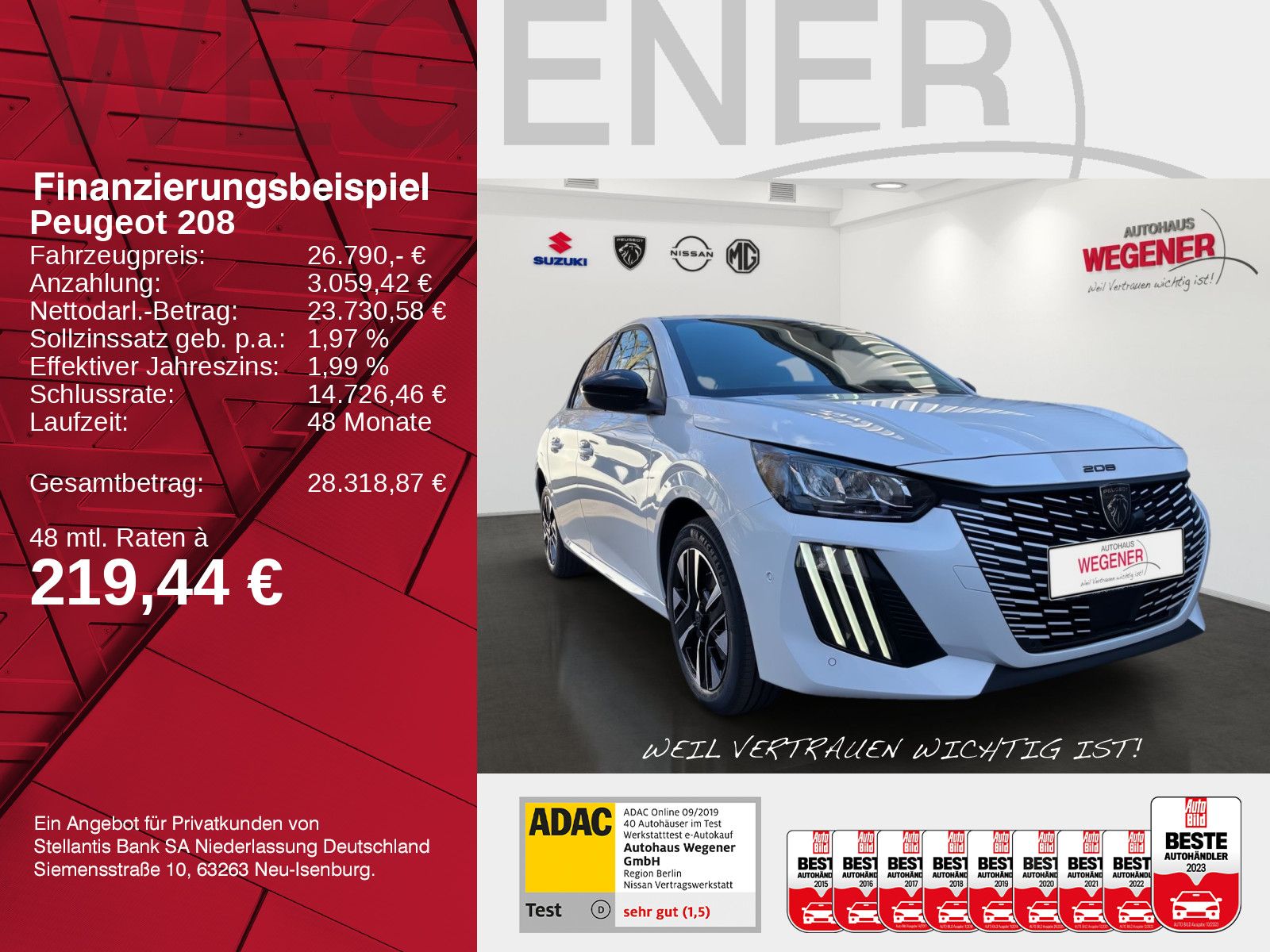PEUGEOT 208 Allure Hybrid 110 e-DSC6 *360°Kamera*SHZ*