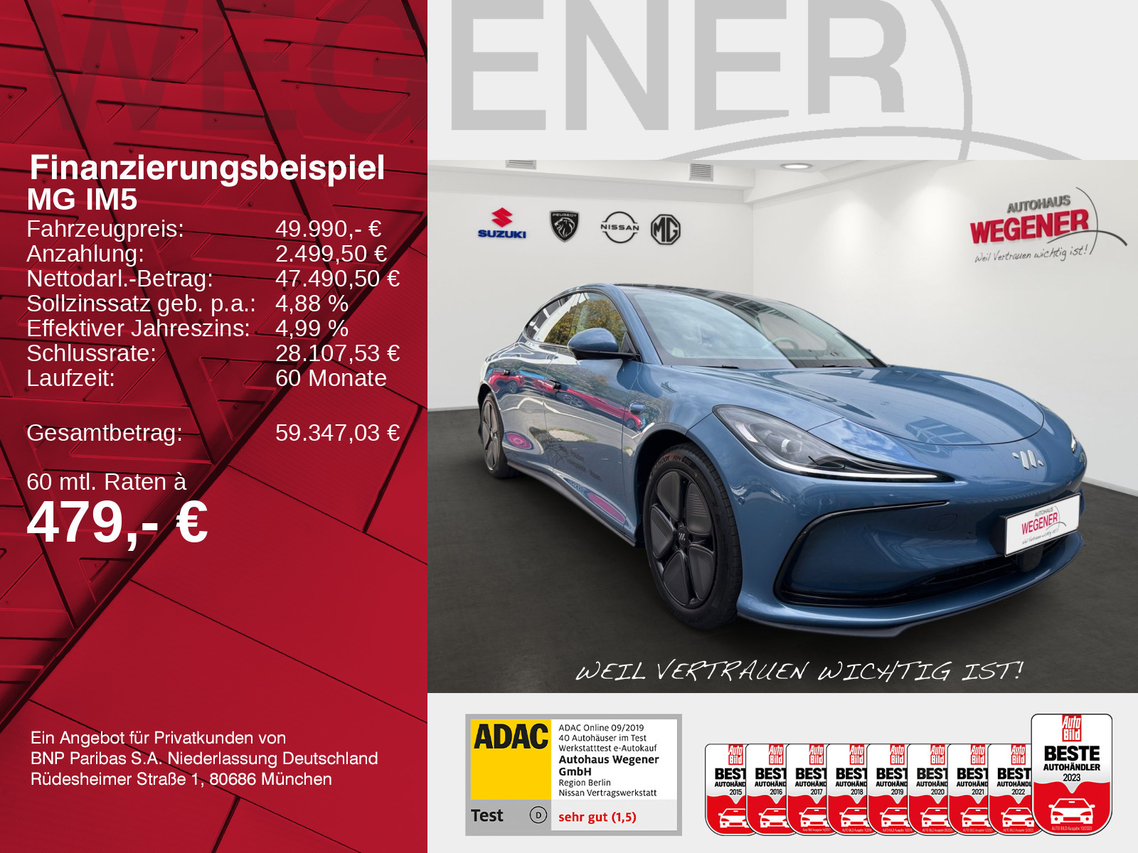 MG MG IM5 EV 100kWh Premium