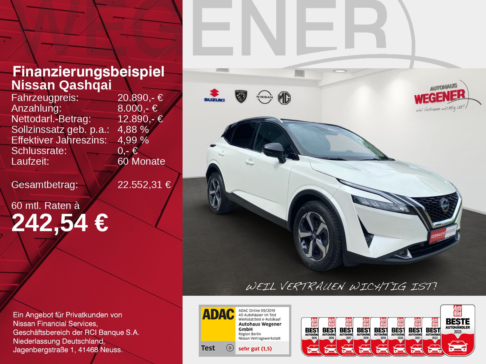 NISSAN Qashqai 1.3 DIG-T MHEV N-Connecta Pano*360°CAM