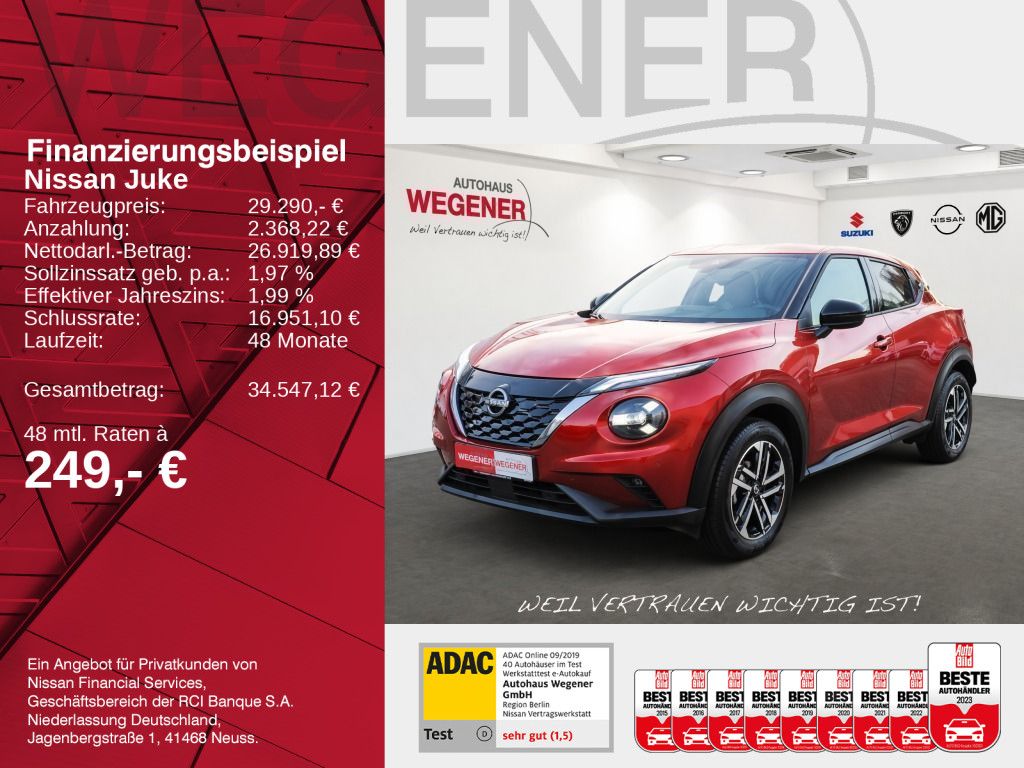 NISSAN JUKE N-CONNECTA Hybrid AT *KAM SHZ BFS CarPlay*