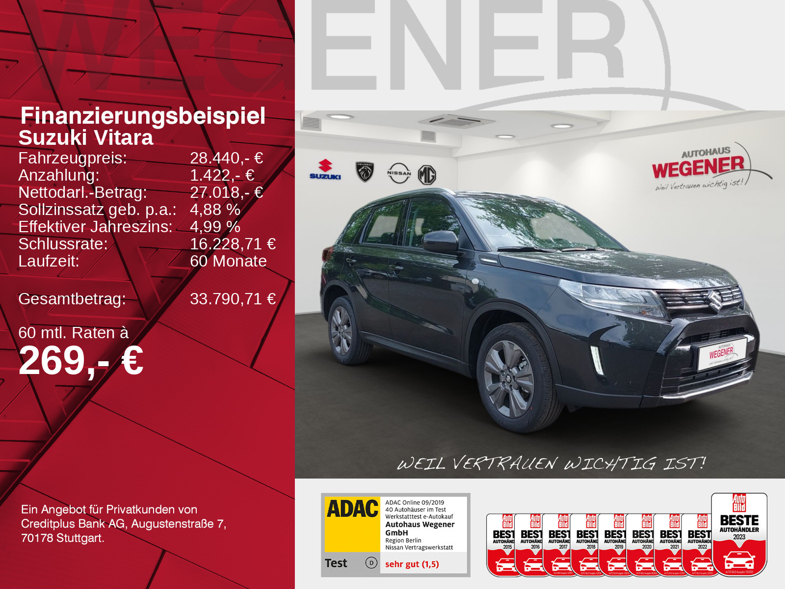 Suzuki Vitara 1.4 Club Hybrid ACC*Kessy*LED*Radio-CD