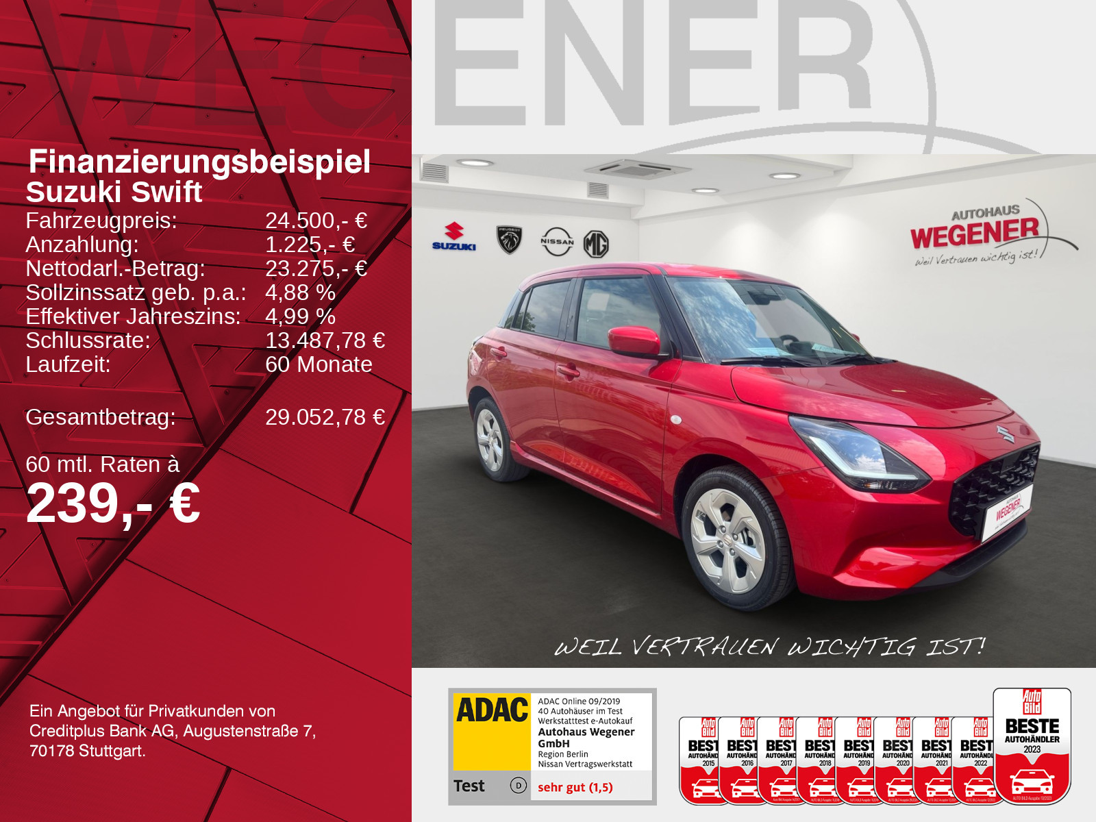 Suzuki SWIFT COMFORT CVT HYBRID