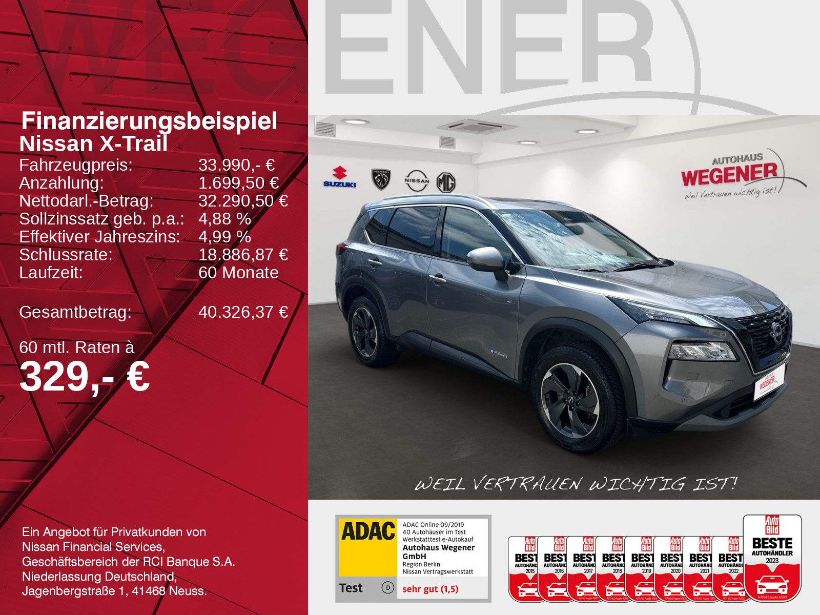 Nissan X-Trail N-Connecta e-Power 1.5 4x4 Winter 360°