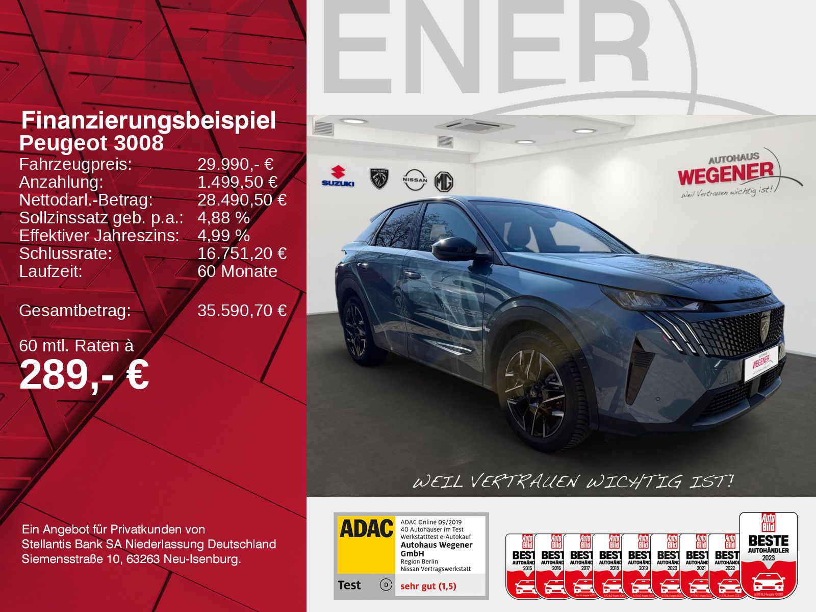 PEUGEOT 3008 Allure HYBRID 136 e-DSC6 *KAMERA*NAVI*SHZ*