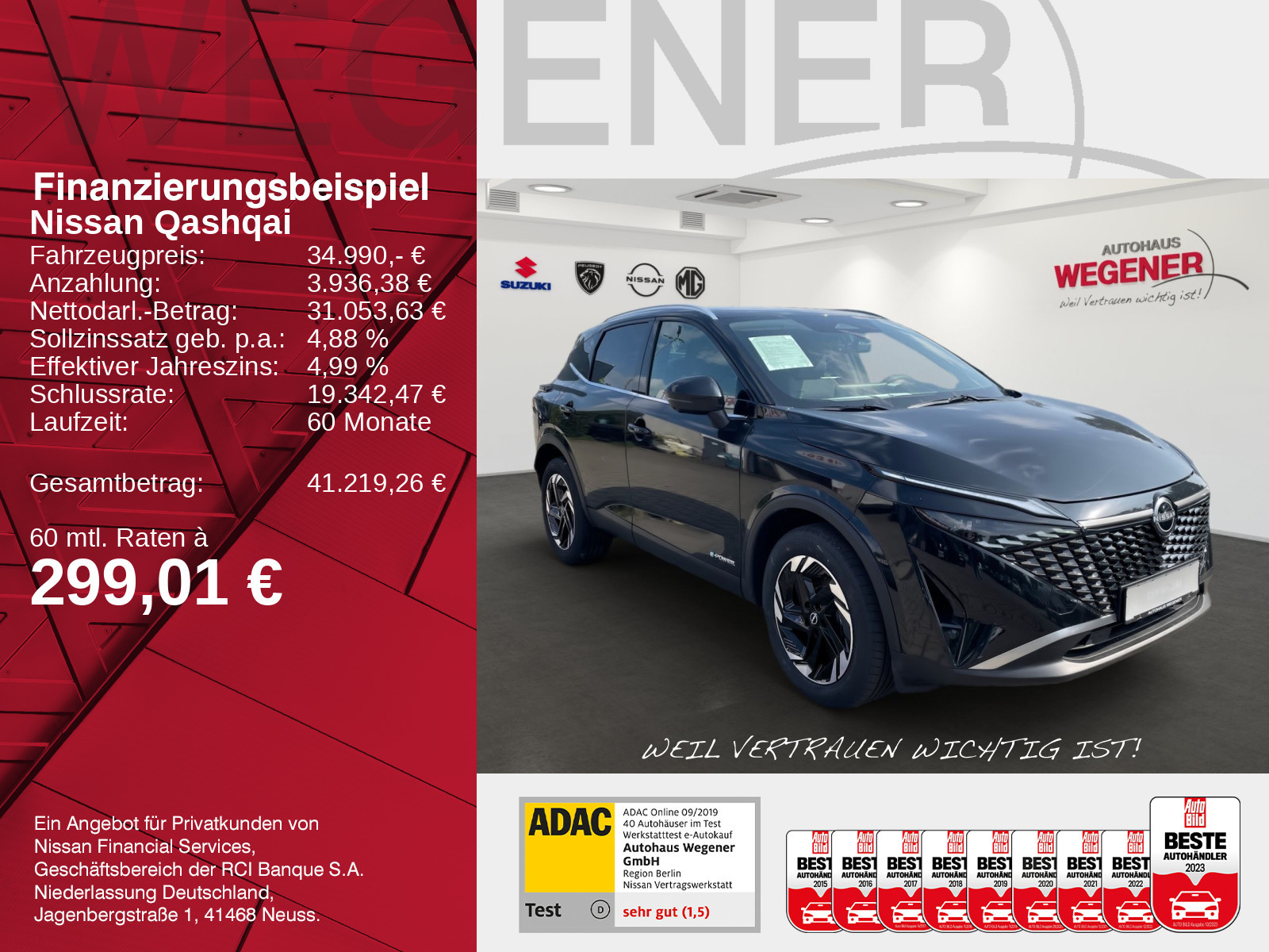 Nissan QASHQAI N-CONNECTA e-POWER SHZ LHZ HUD 360° KAM