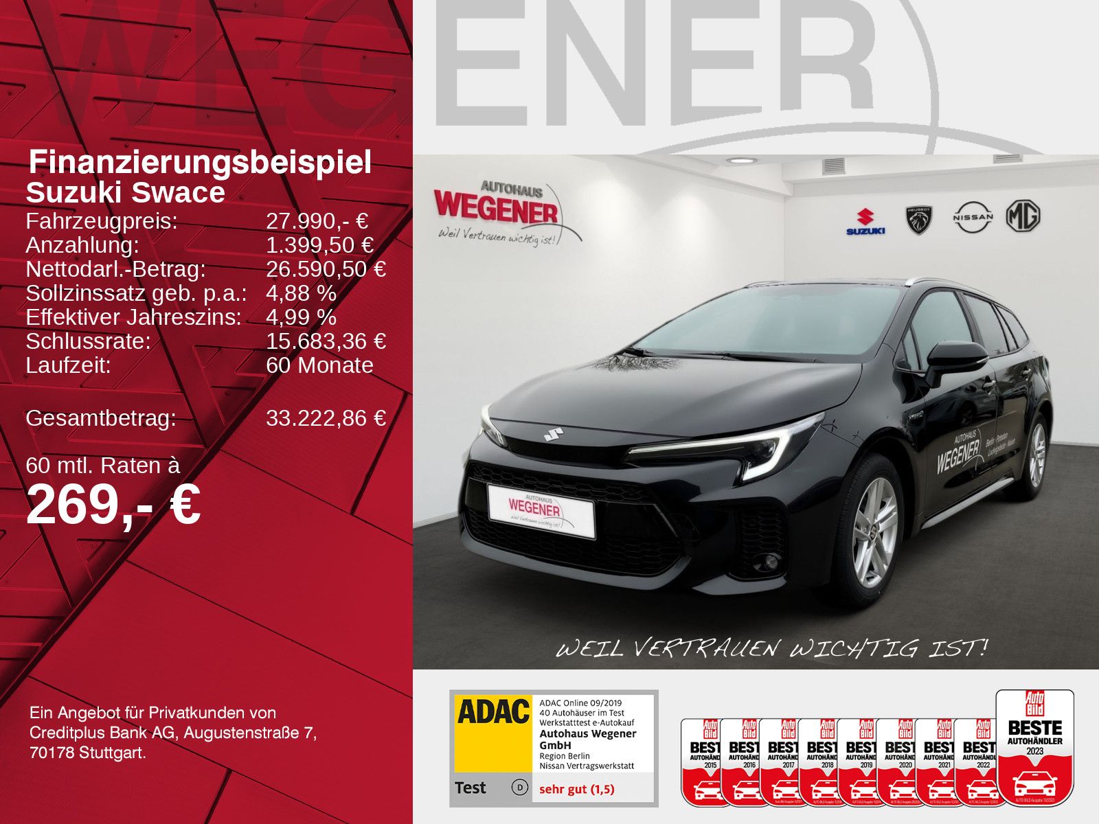 SUZUKI SWACE COMFORT+ CVT HYBRID KAM SHZ PDC CARP ANDO