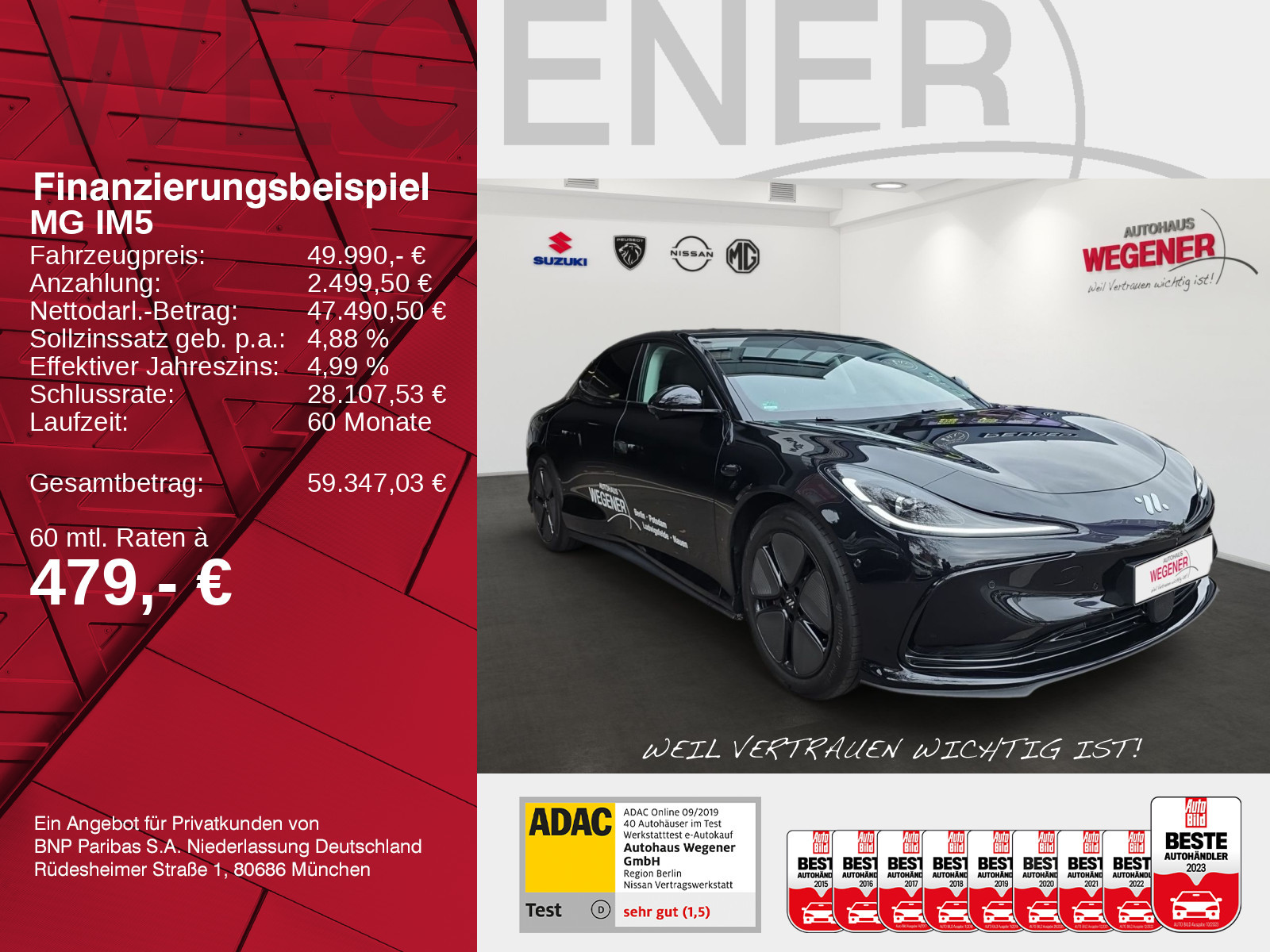 MG MG IM5 EV 100kWh Premium