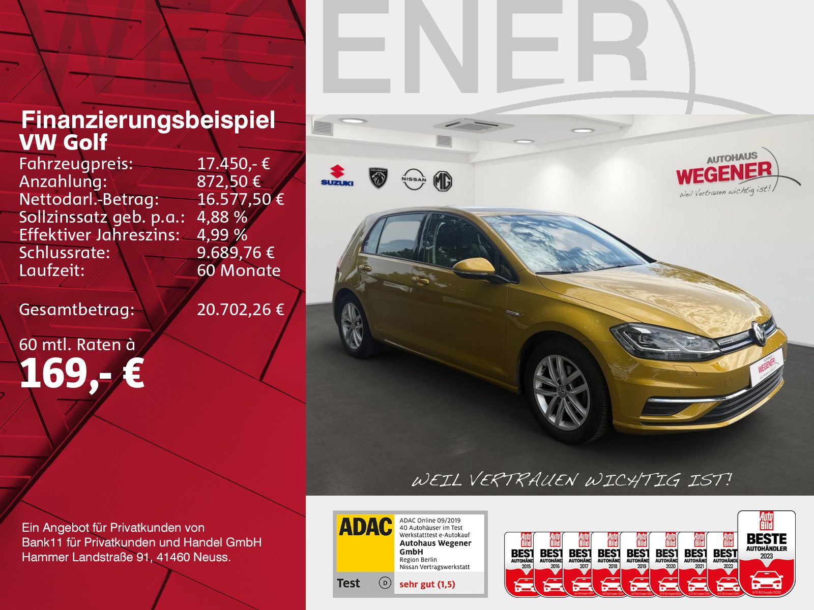 VW Golf 1.5 TSI Comfortline Massage*ACC*LED+*Navi