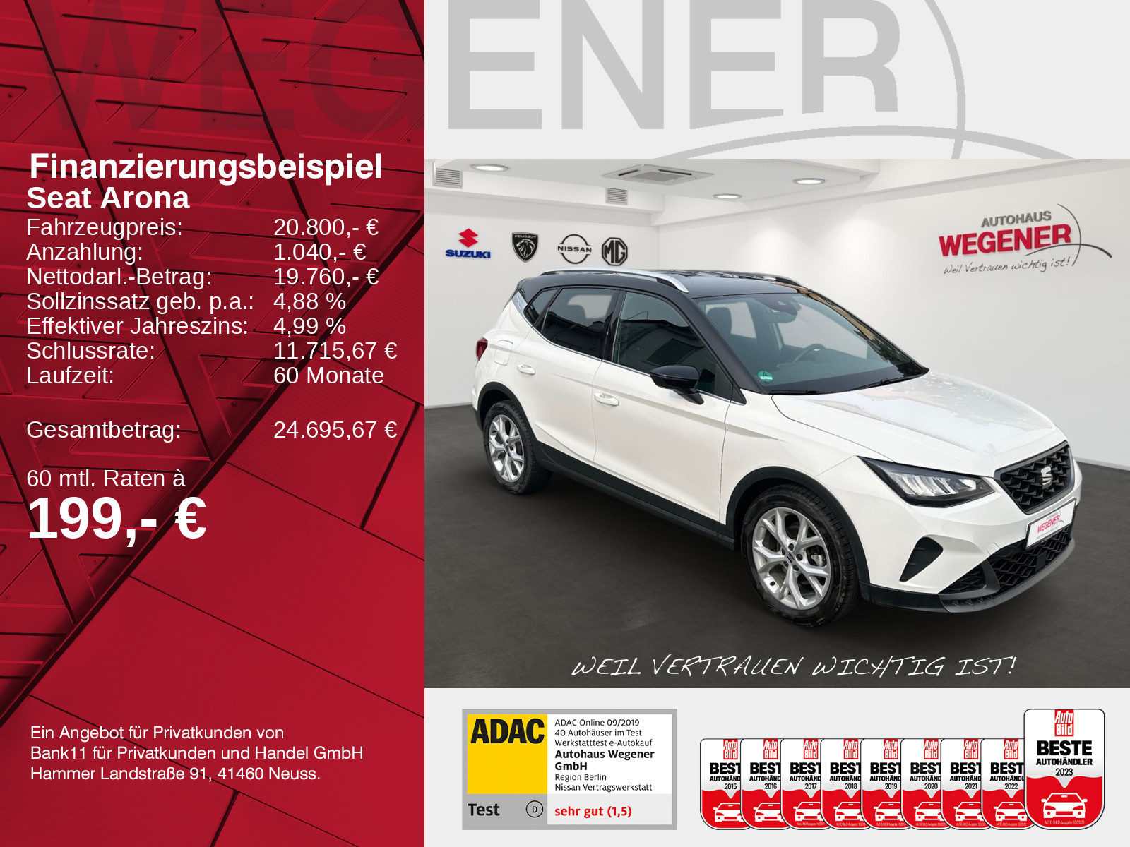 Seat Arona 1.0 TSI DSG FR - LED NAVI SHZ VC APP`S PDC
