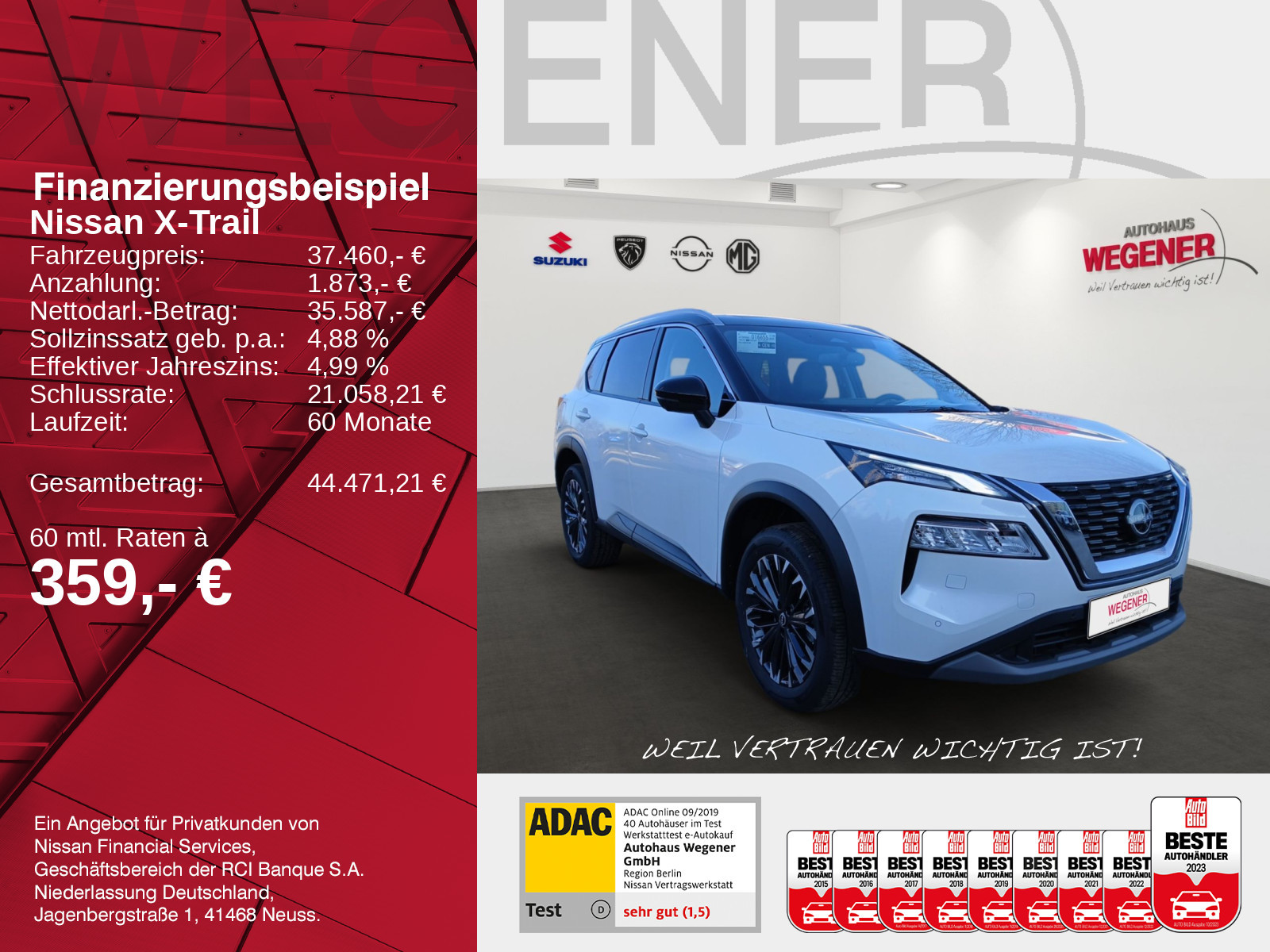 Nissan X-Trail N-Connecta 1.5 AT - MHEV SHZ 360CAM WIFI CarPlay LED