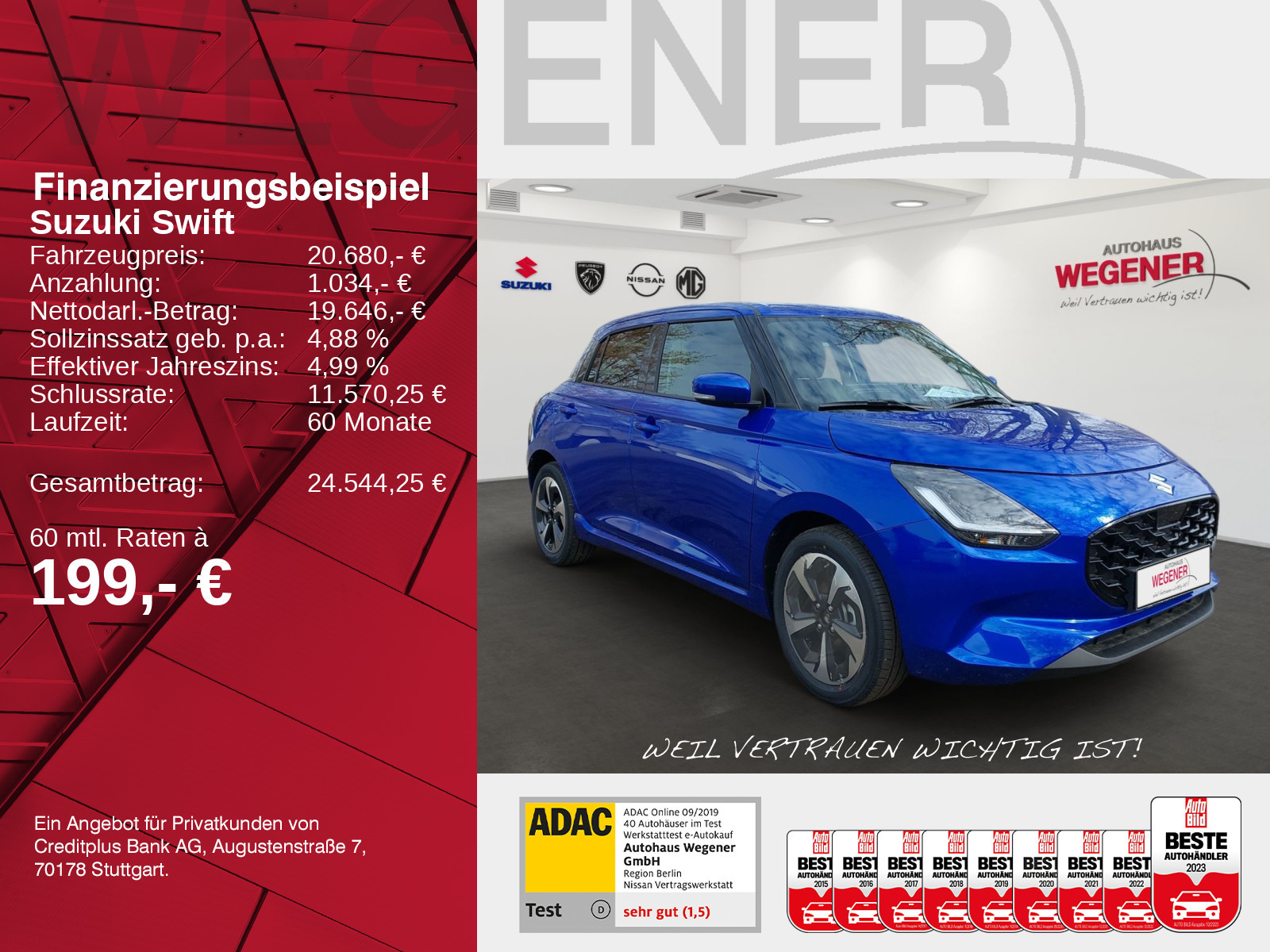 Suzuki Swift Comfort+ Hybrid - SHZ CAM ACC NAVI CarPlay