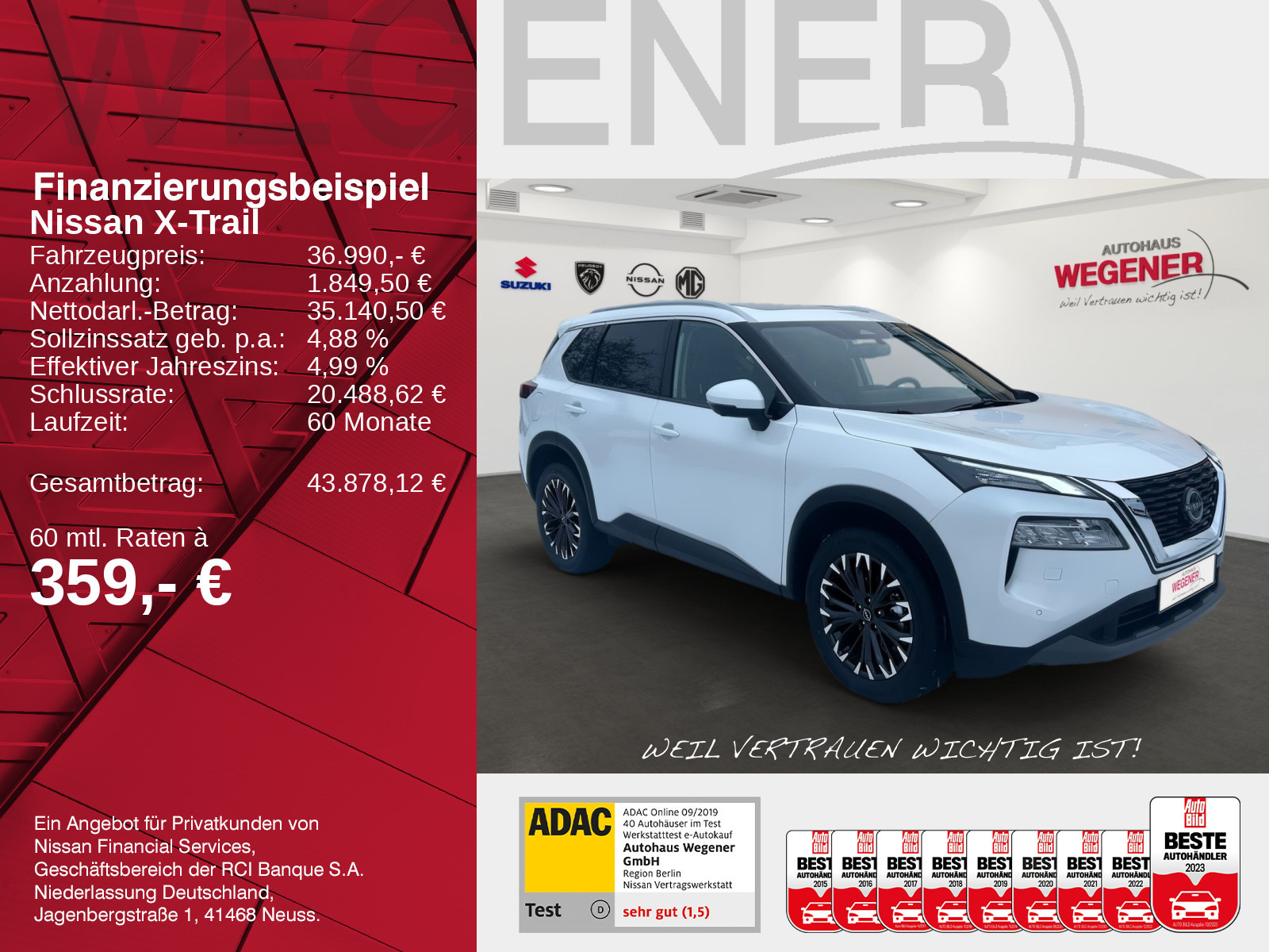 Nissan X-Trail N-Connecta 1.5 AT - MHEV 360CAM WIFI CarPlay LED