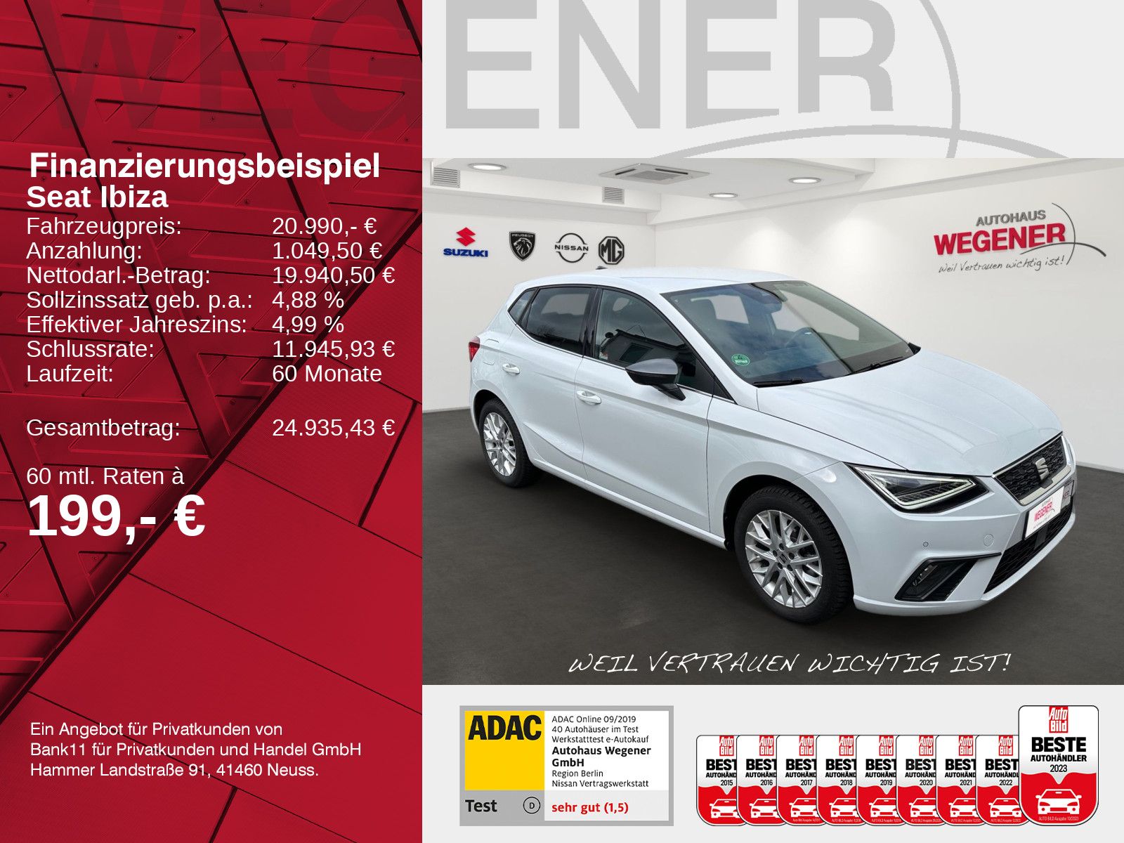 SEAT Ibiza 1.0 TSI Excellence MT LED*NAVI*CAM*SHZ