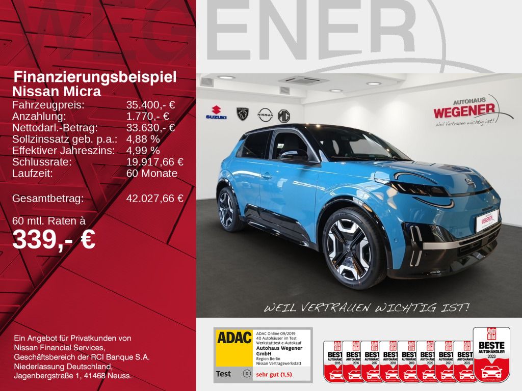 NISSAN MICRA 52 kWh EVOLVE