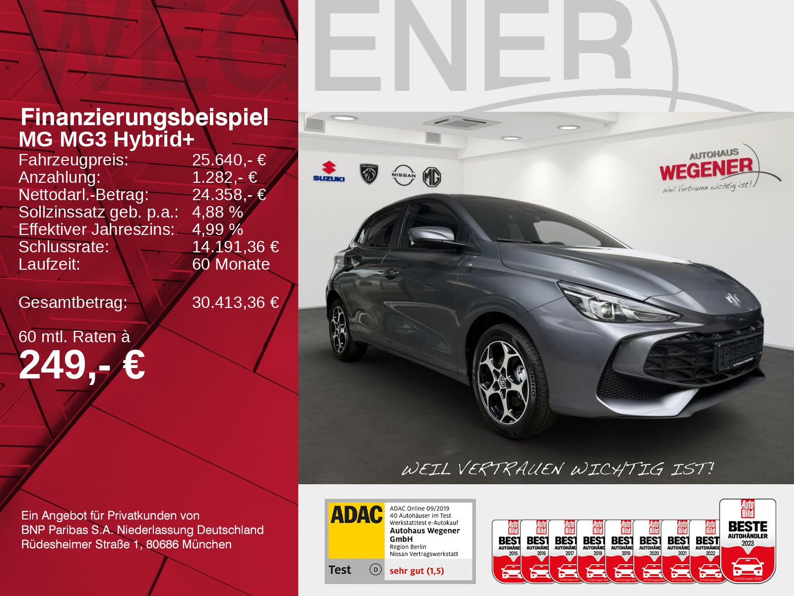 MG MG MG3 Hybrid+ Luxury MY25.5