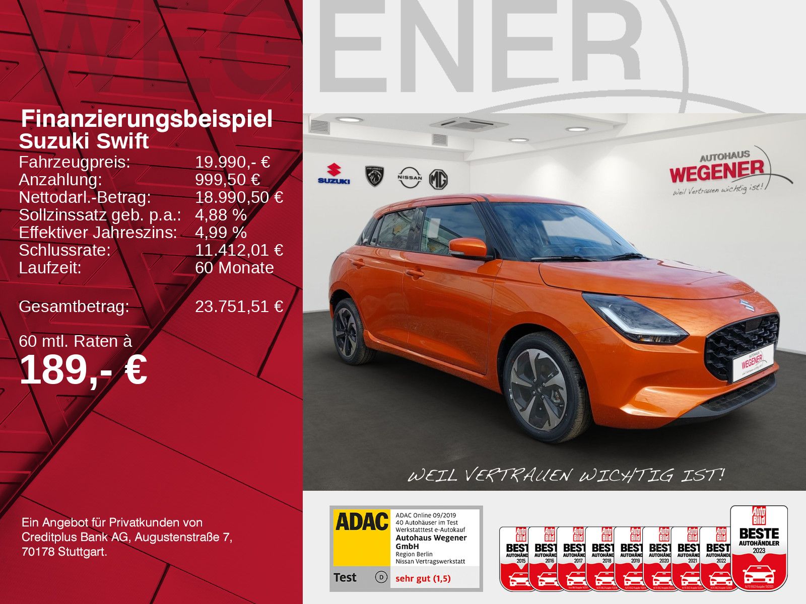 SUZUKI SWIFT COMFORT+ CVT HYBRID NAVI KAM SHZ