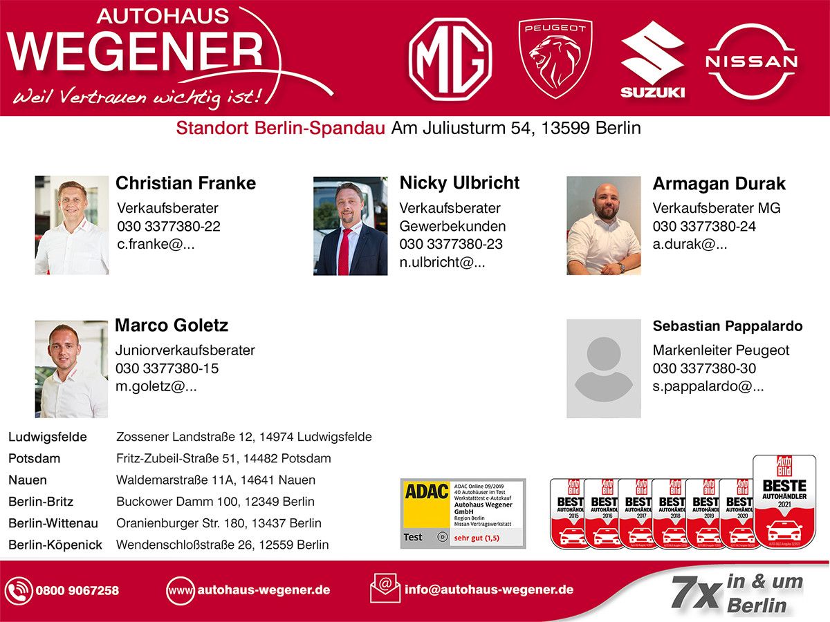 MG Cyberster Roadster BOSE*19 Zoll*Kamera