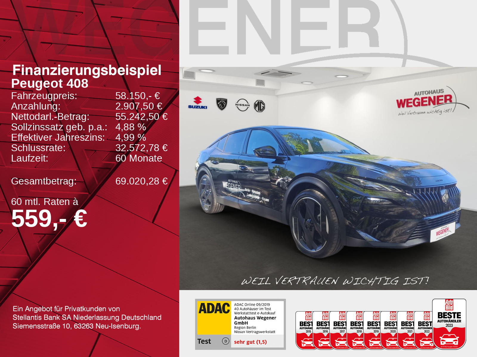 Peugeot 408 GT Exclusive Plug-In Hybrid 240 e-DSC7