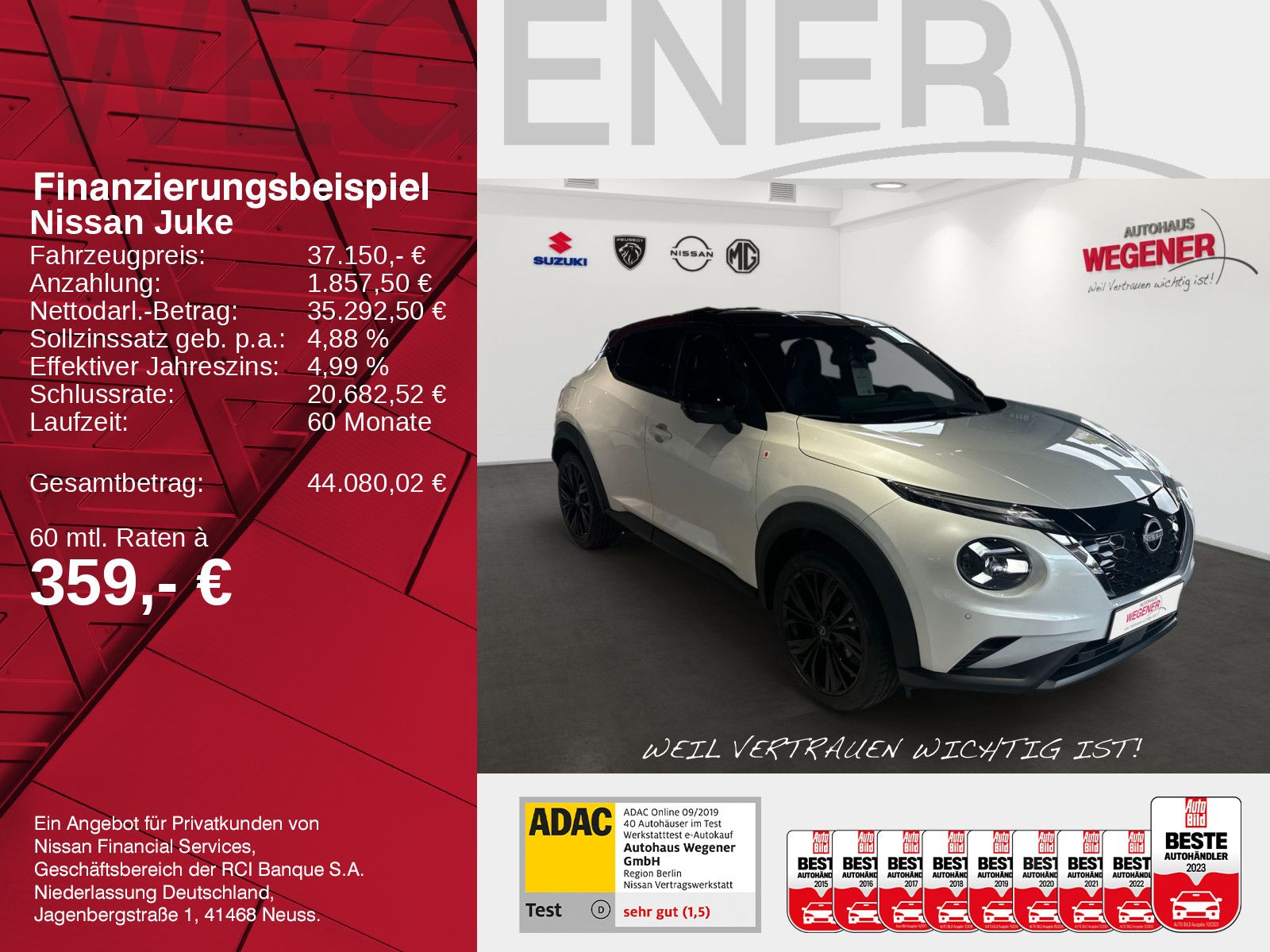 Nissan JUKE N-DESIGN 1.6 HYBRID 360° NAVI WINTER